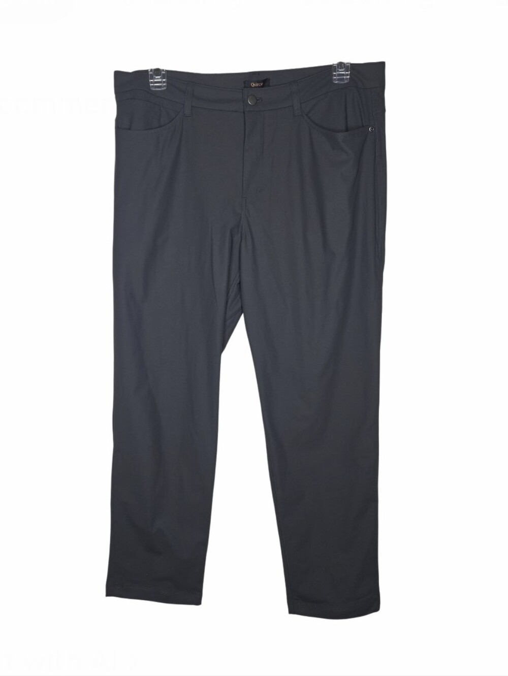 Quince Men's Everyday 5 Pocket Tech Pant Steel Gray Size 36 Inseam 30 NWT